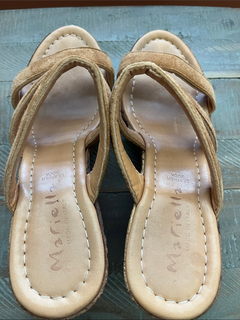 Mariella Made in Italy Wedge Sandals - Picture 6 of 6